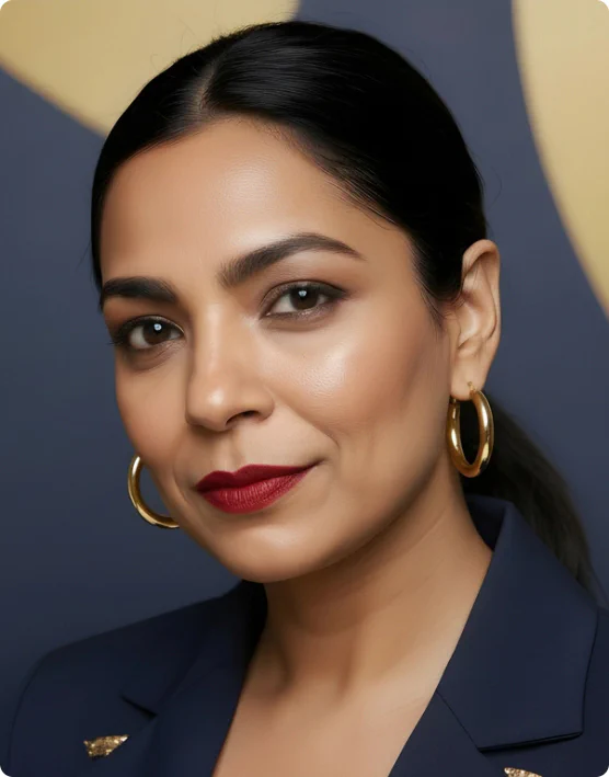 Portrait of Pahuna Sharma-Laden