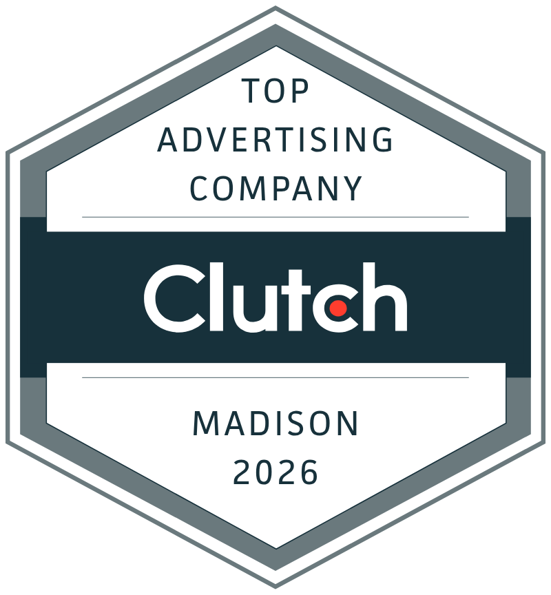 Top Clutch Advertising Company Madison 2026 badge