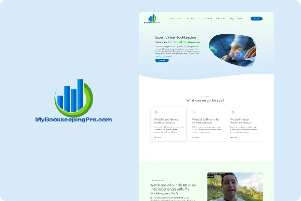 My Bookkeeping Pro website preview