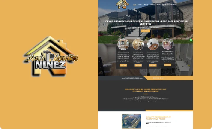 Nunez Home Renovation website